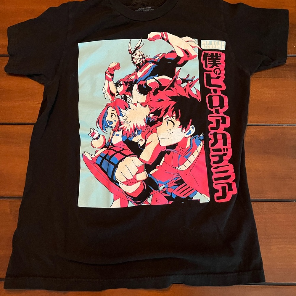 Black Graphic Short Sleeve Tee